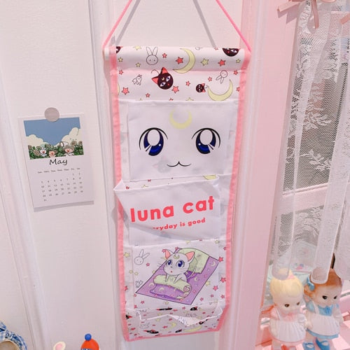 Sailor Moon & Sanrio friends Kawaii Wall Hanging