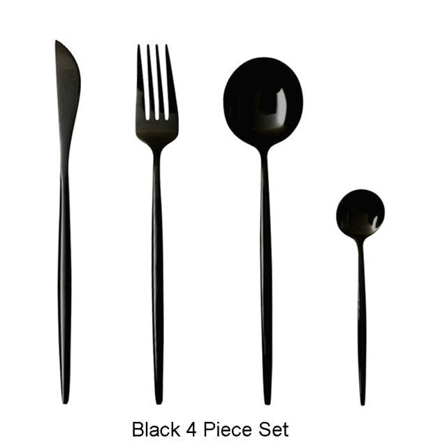 Art Of Food® 4-piece Stainless Steel Cutlery Set, Paris