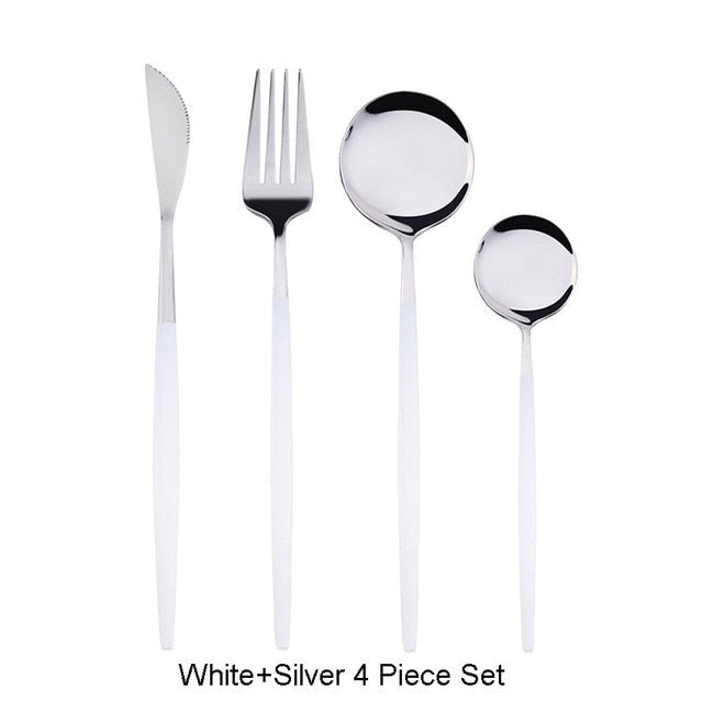 Art Of Food® 4-piece Stainless Steel Cutlery Set, Paris