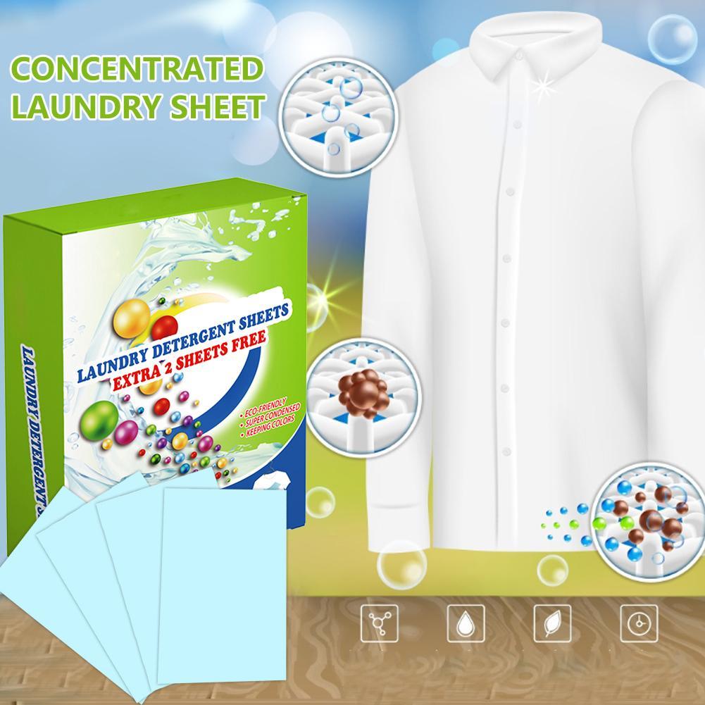 Natural Laundry Detergent & Spray Sheets - 62pcs 【Limited Time Sale- 50% OFF】