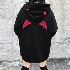 Dark Punk Gothic Devil Hoodie