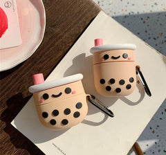 Bubble Tea Kaomoji Süße Kawaii Airpods Hüllen