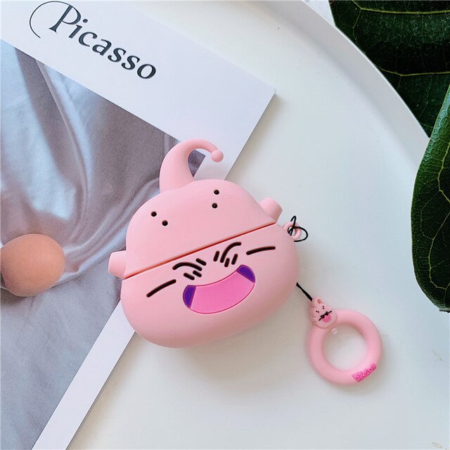 Pink Majin Buu Kawaii Airpods Cases Pro 3