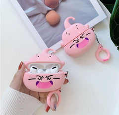 Pink Majin Buu Kawaii Airpods Cases Pro 3