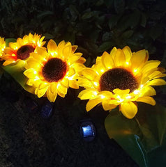 2 LED Sunflower Garden Lights