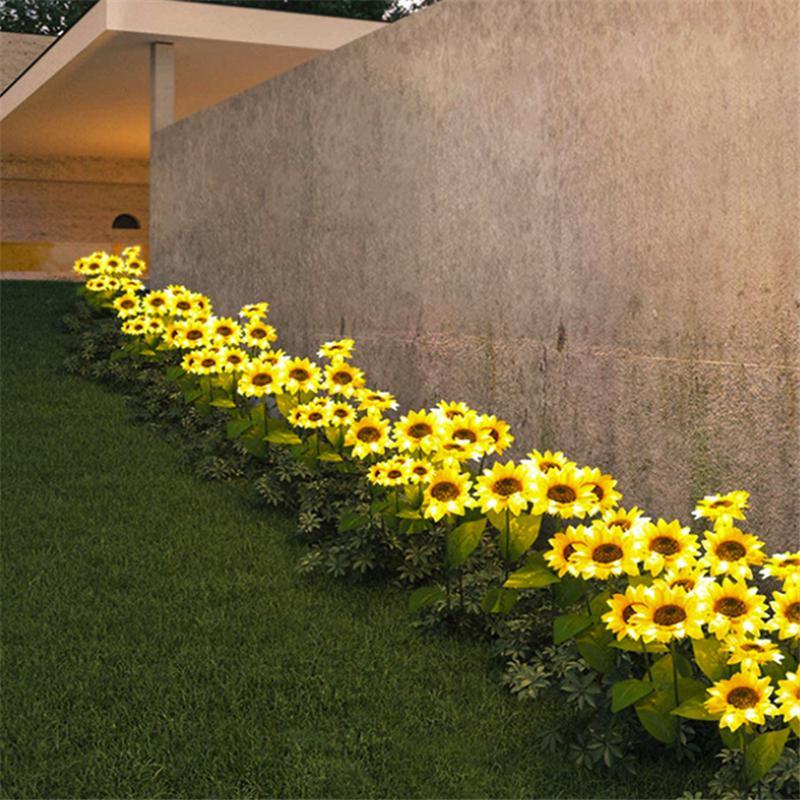 2 LED Sunflower Garden Lights