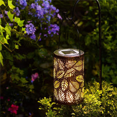 Mateo - Leaf Pattern Shadow Cast Lantern