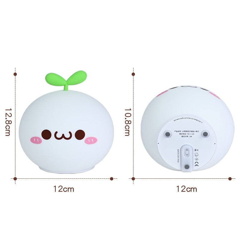 Cute Night Soft Silicon Light Lamp