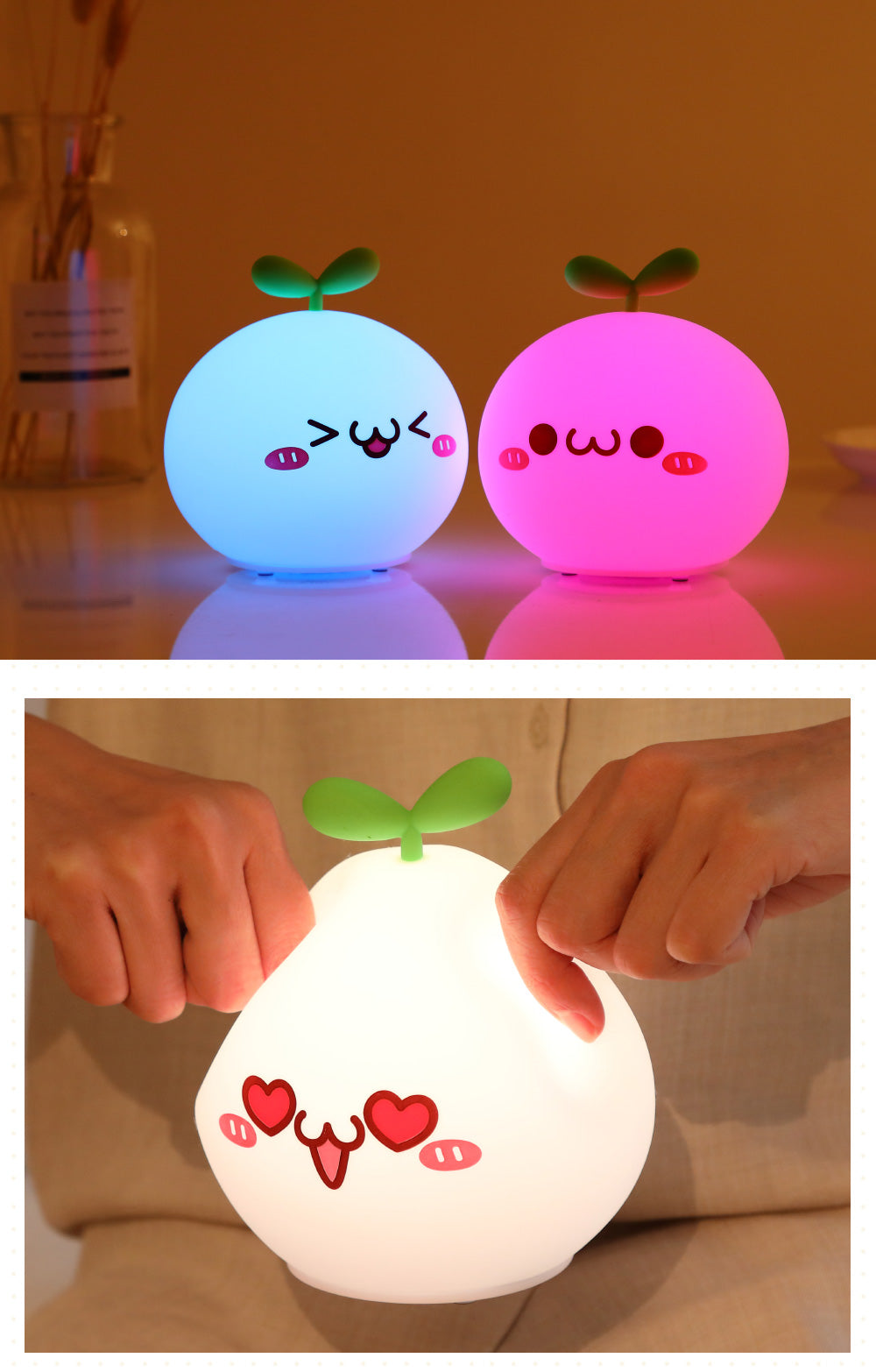 Cute Night Soft Silicon Light Lamp