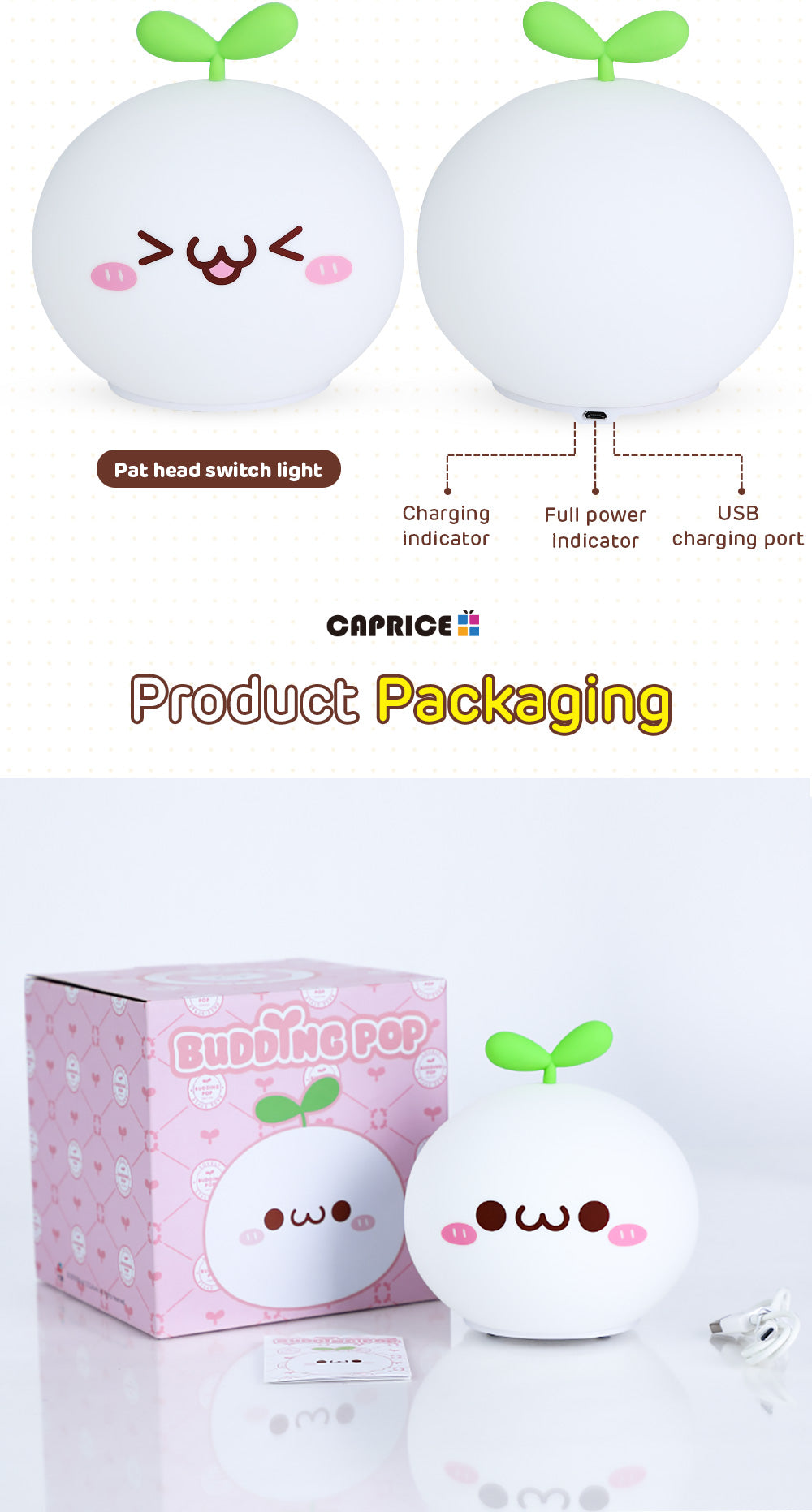 Cute Night Soft Silicon Light Lamp