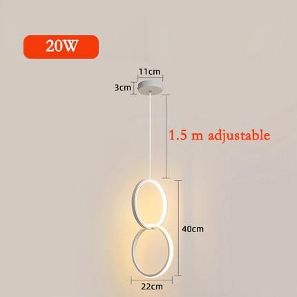 Kavita - Circular LED Hanging Light