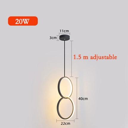 Kavita - Circular LED Hanging Light