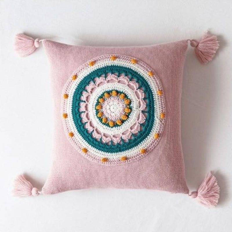 La housse de coussin Mandala au crochet