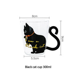 Niedliche kreative Katzenkaffeetasse