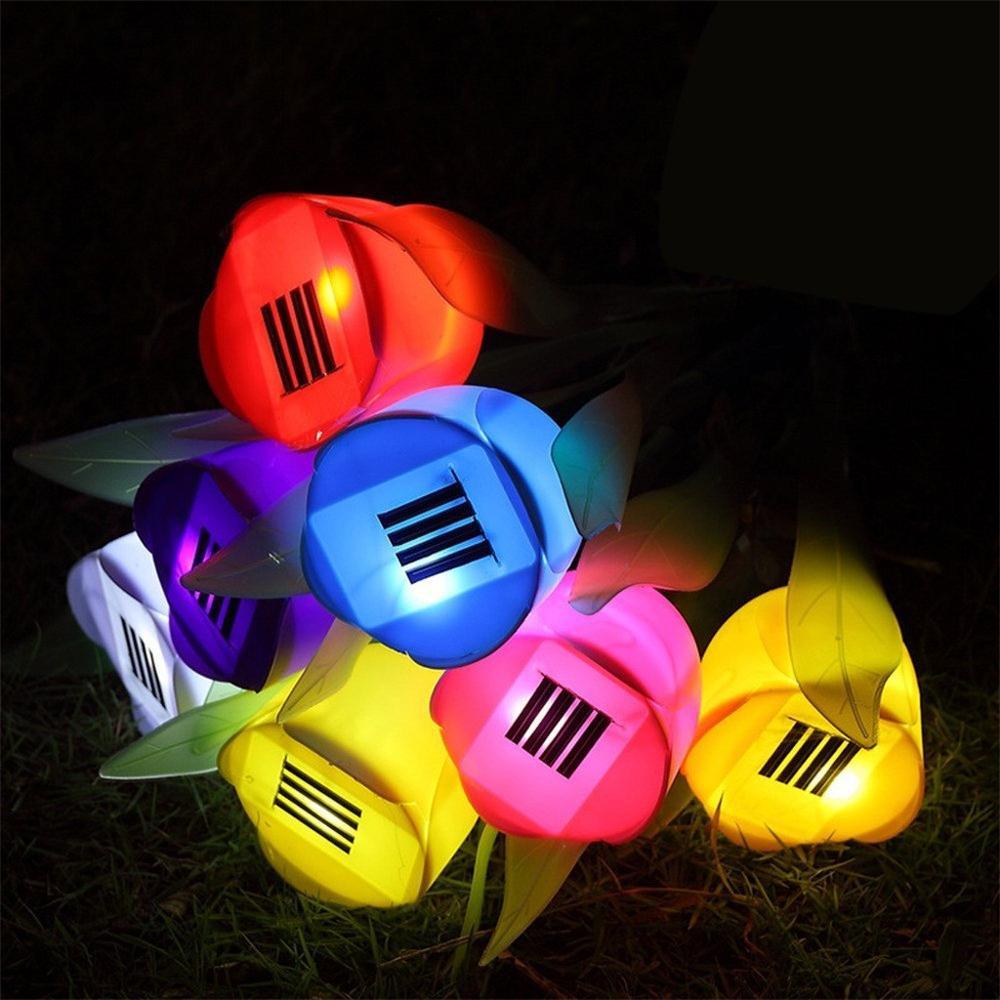 Tulip Flower Solar Garden Light