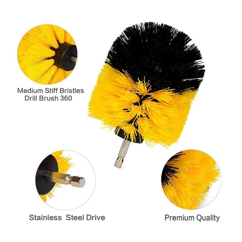 【63% OFF】Drill Brush Scrubber - 3 Piece Set