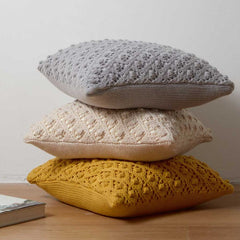 The Bouclé Knit Pillow Cover