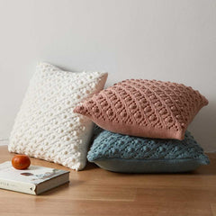 The Bouclé Knit Pillow Cover