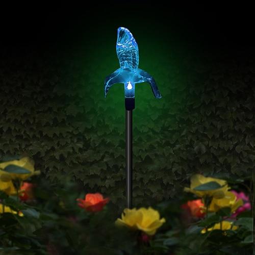 Bunte LED-Gartenleuchten