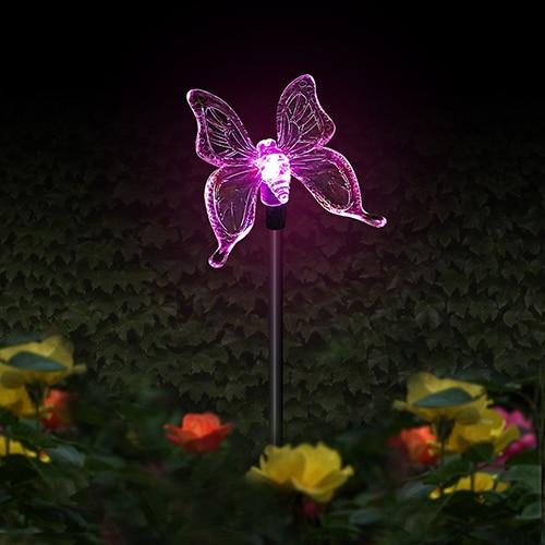 Bunte LED-Gartenleuchten