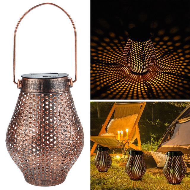 Zaid - Solar Outdoor Shadow Cast Lantern