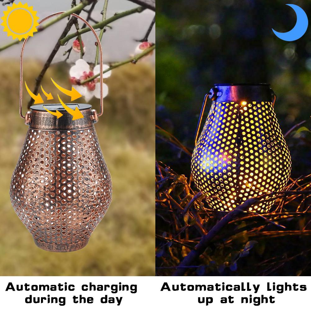 Zaid - Solar Outdoor Shadow Cast Lantern