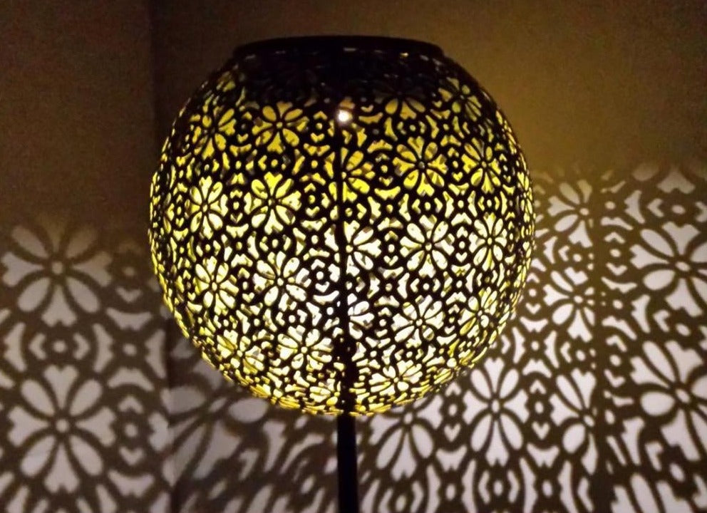 Jamila - Solar Garden Shadow Cast Lantern