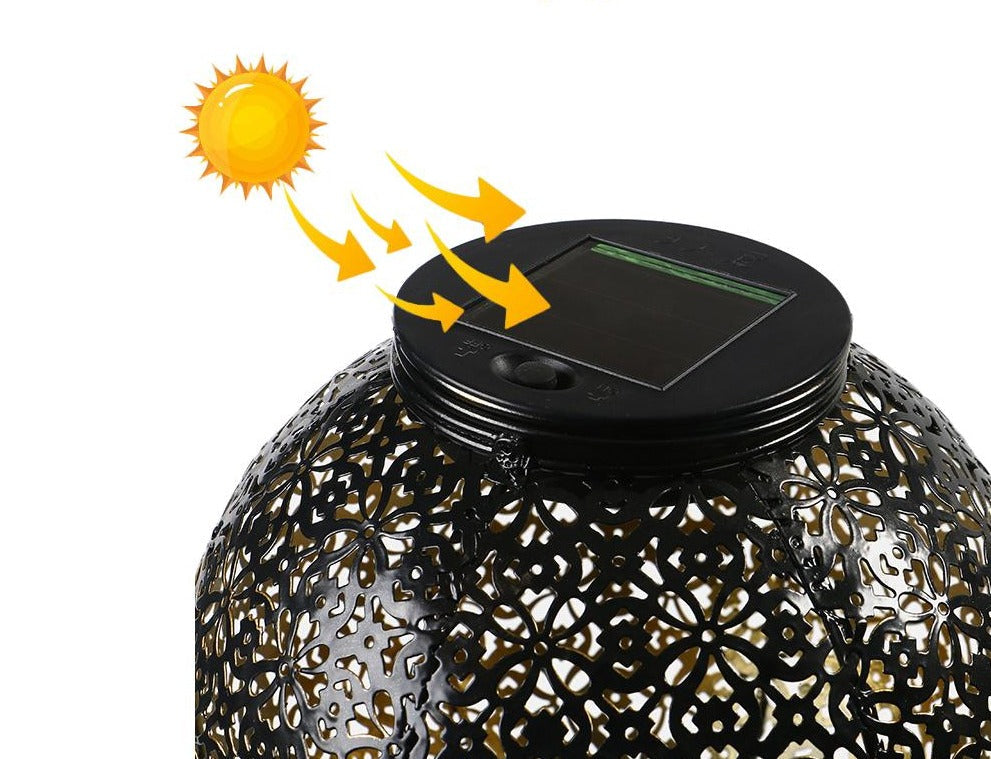 Jamila - Solar Garden Shadow Cast Lantern