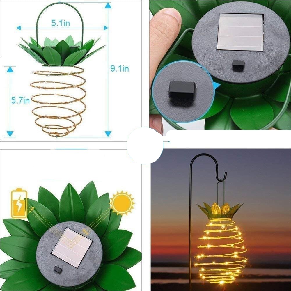 Pineapple LED Hanging Garden Light