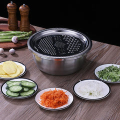 Multifunction Stainless Steel Basin Grater