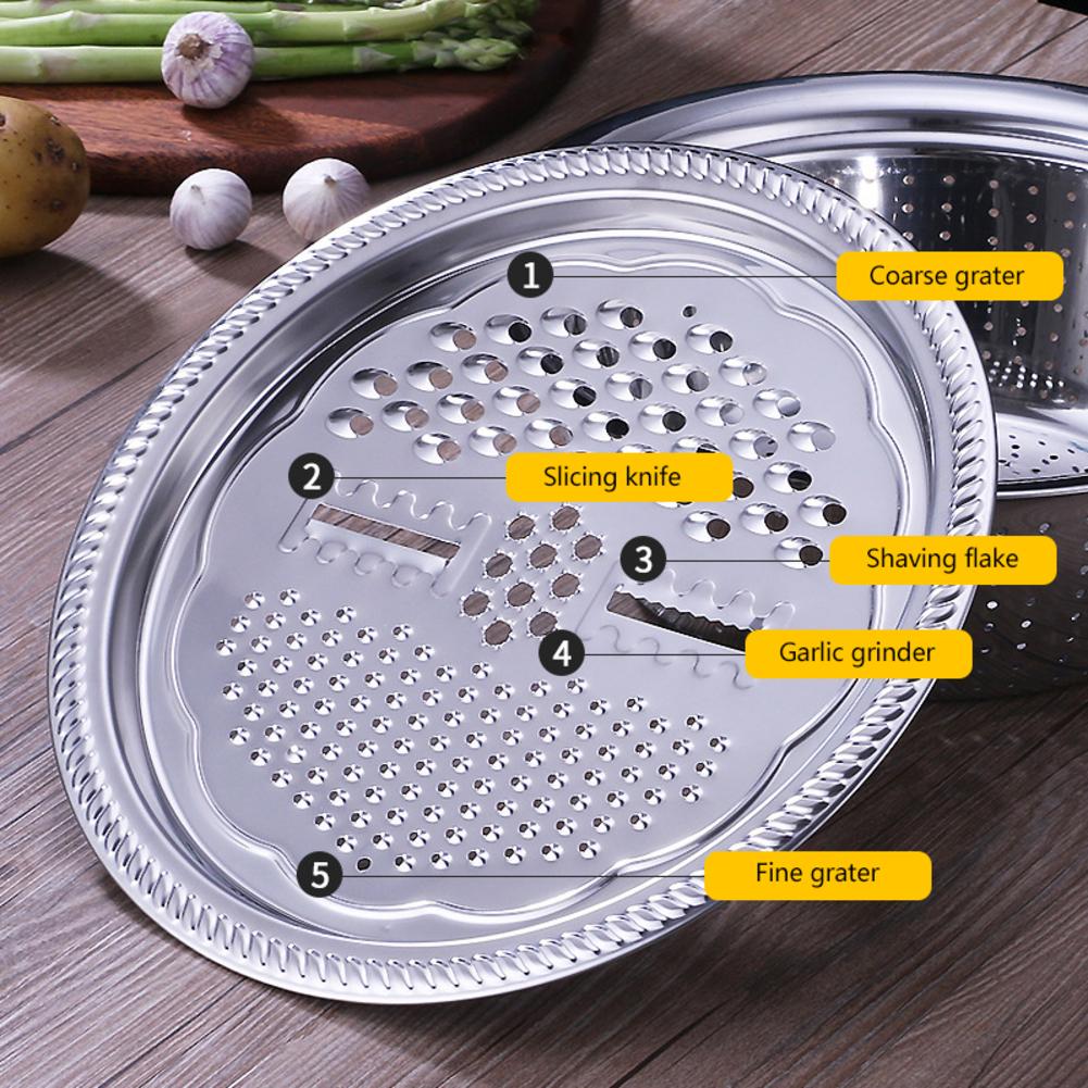 Multifunction Stainless Steel Basin Grater