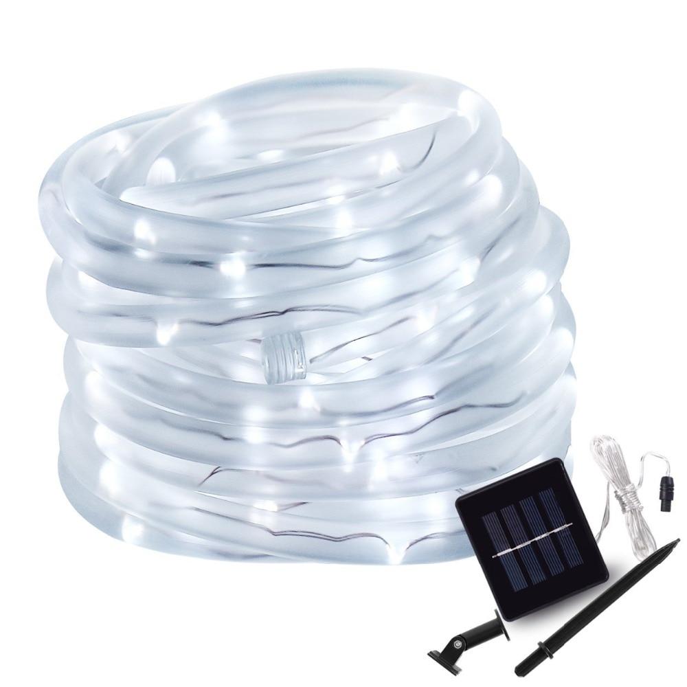 LED Solar Tube String Garden Lights