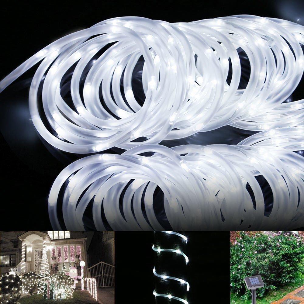 LED Solar Tube String Garden Lights