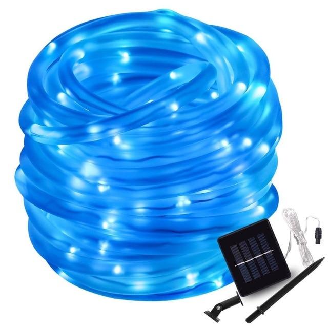 LED Solar Tube String Garden Lights