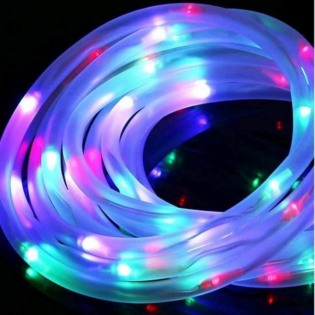 LED Solar Tube String Garden Lights