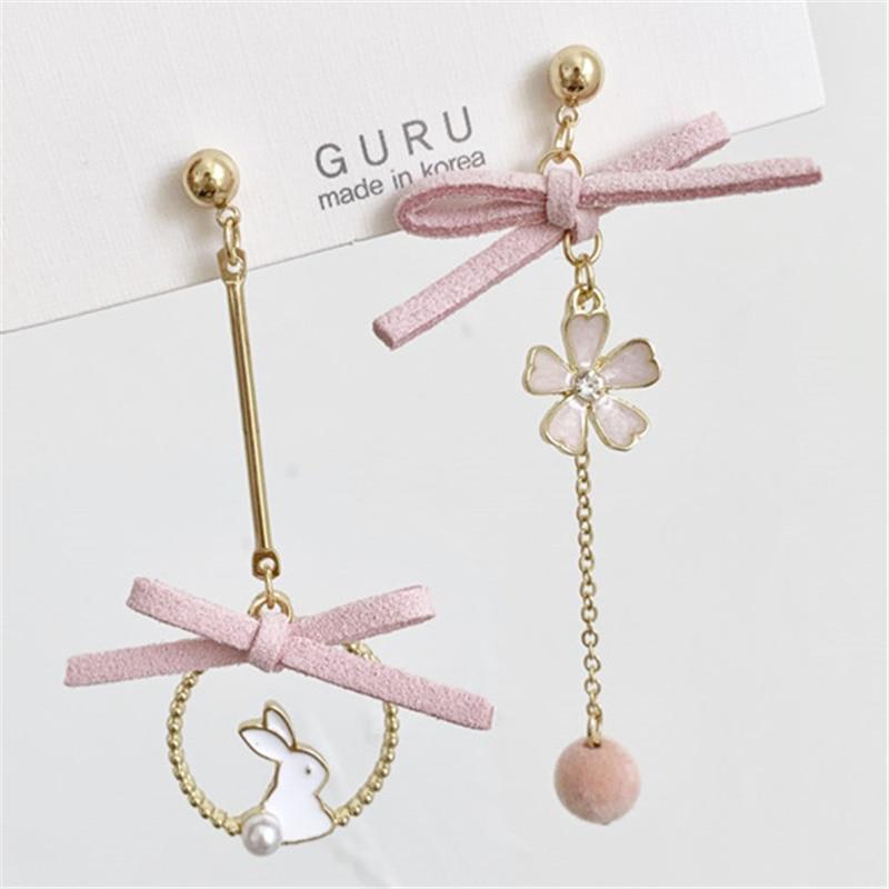 Cherry Blossom Bunny Earrings