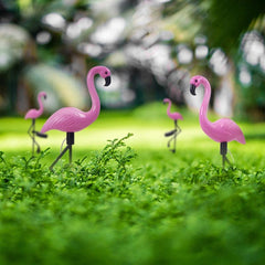 Solar Power Flamingo Garden Lamp