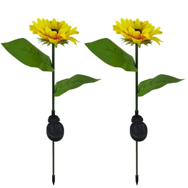 2 LED Sunflower Garden Lights