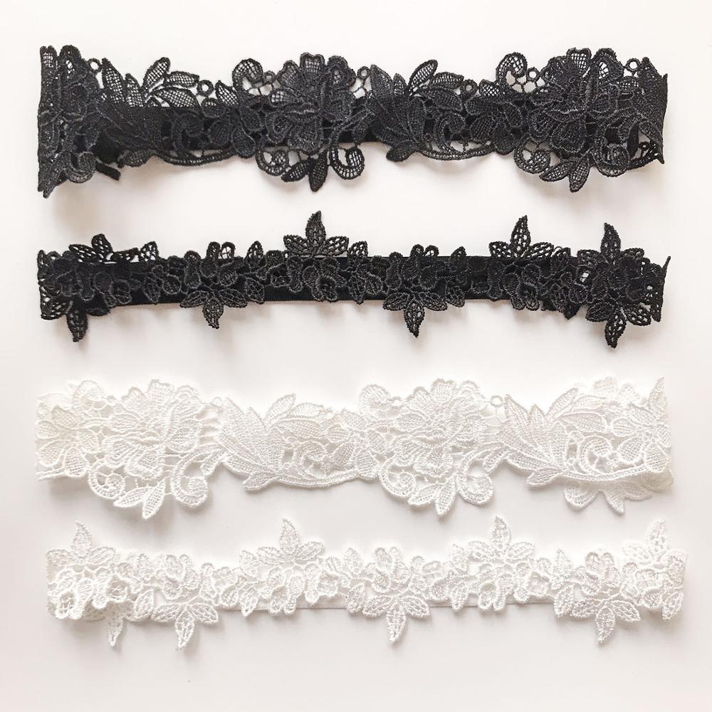 Lolita Lace Embroidery Floral Leg Garters