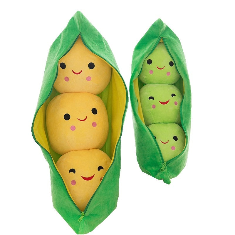 Cute Pods Pea Shape Plush Dolls Gift