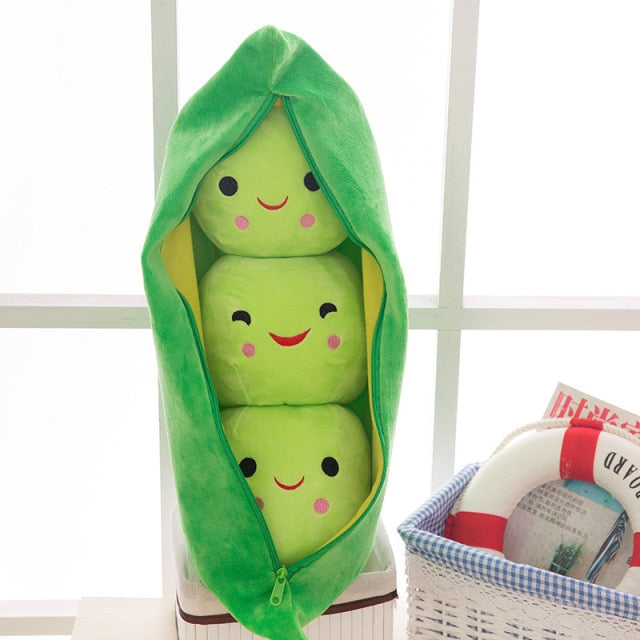 Cute Pods Pea Shape Plush Dolls Gift