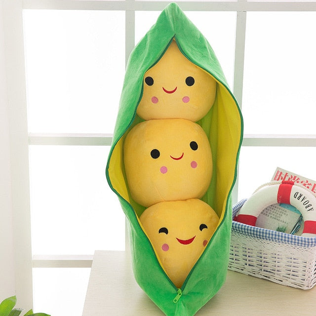 Cute Pods Pea Shape Plush Dolls Gift