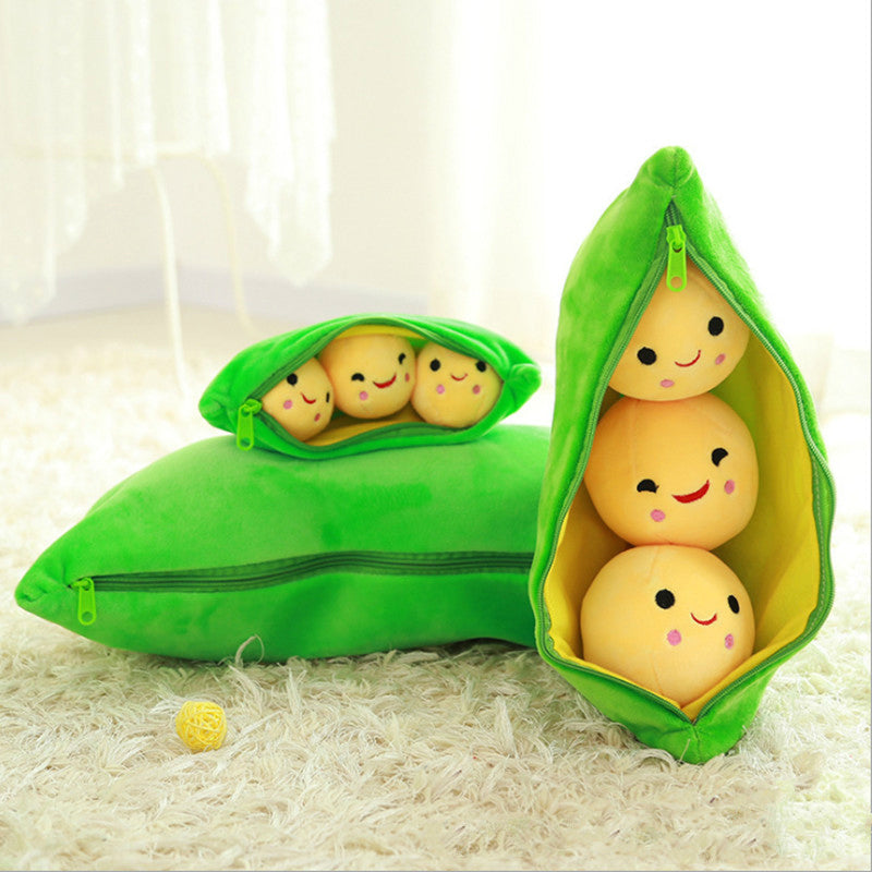 Cute Pods Pea Shape Plush Dolls Gift