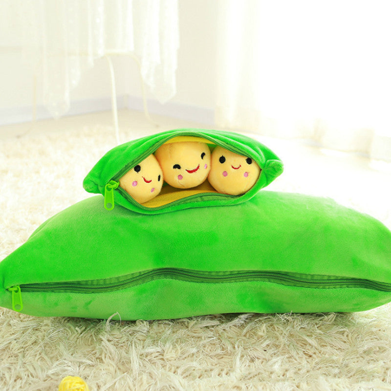 Cute Pods Pea Shape Plush Dolls Gift