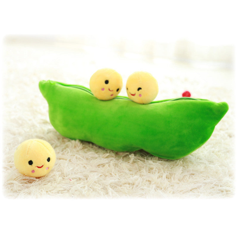 Cute Pods Pea Shape Plush Dolls Gift