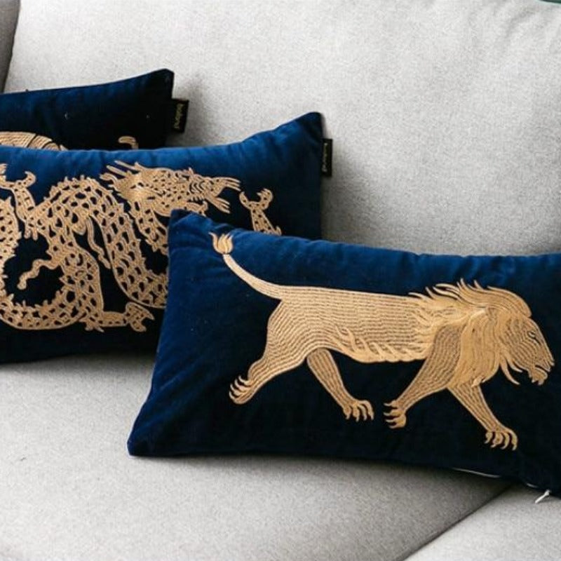 Collezione di fodere per cuscini in velluto The Fabulous Beasts