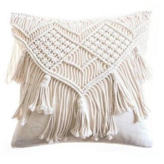 La collection de housses de coussin en macramé Boho Romance