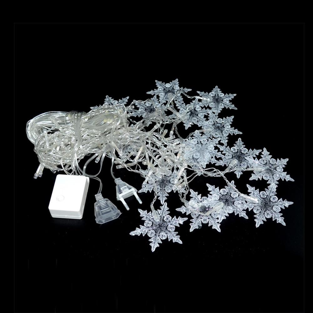 Snowflake Hanging LED Lights