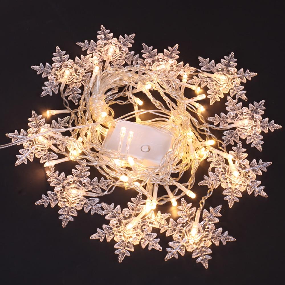 Snowflake Hanging LED Lights