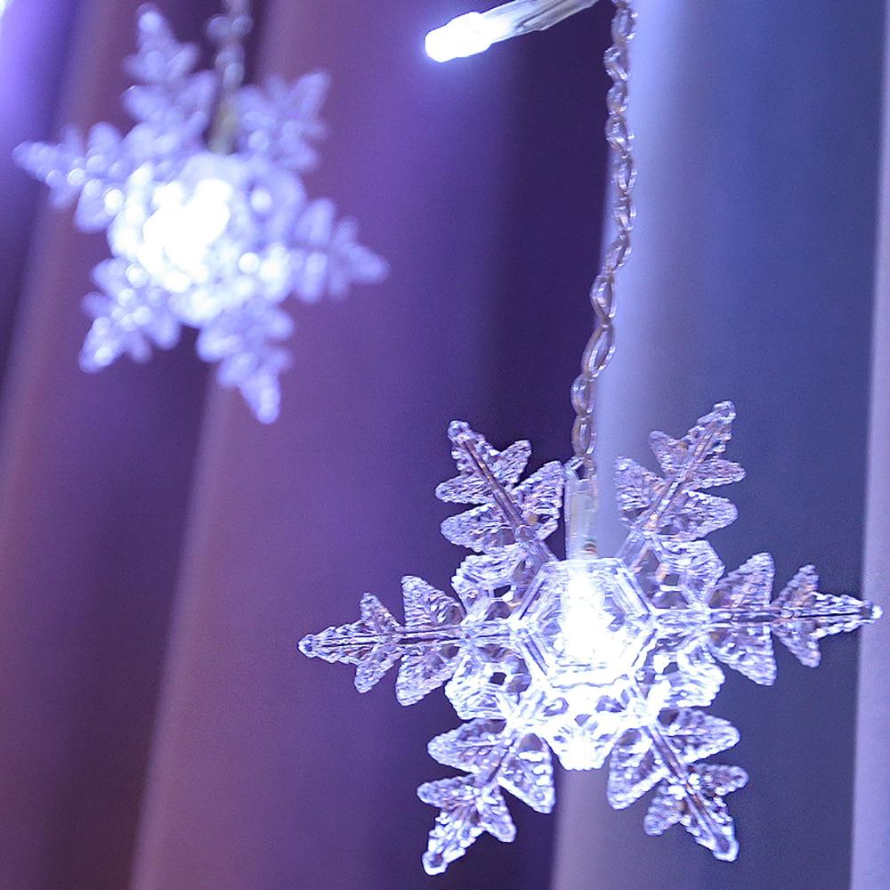 Snowflake Hanging LED Lights